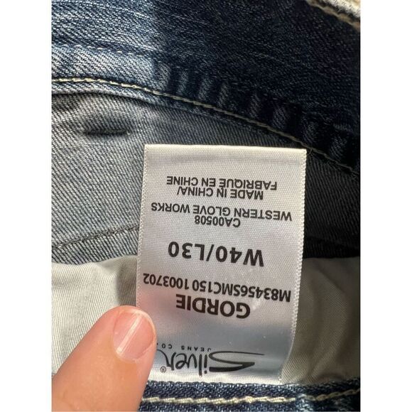 Silver Jean Co. Gordie Men’s Jeans Men’s Size 40 Length 30 - Picture 9 of 14